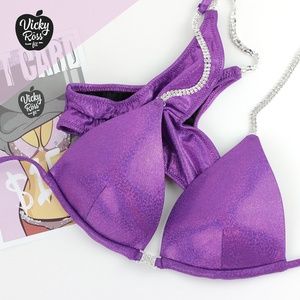 Purple Plain Competition NPC IFBB Fitness Bikini